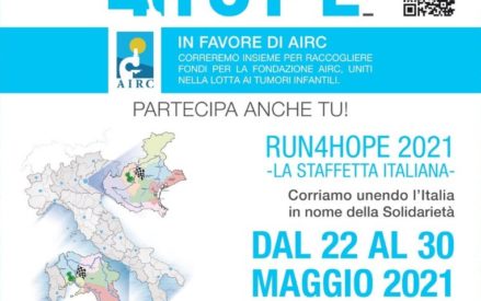 Run4Hope: la Staffetta italiana della Solidarietà